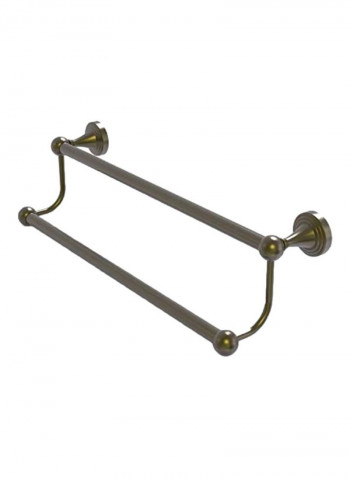 Sag Harbor Collection Double Towel Bar Silver 36inch