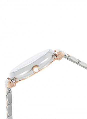 Women's 2-Piece Stainless Steel Analog Watch And Bracelet Set AR80037