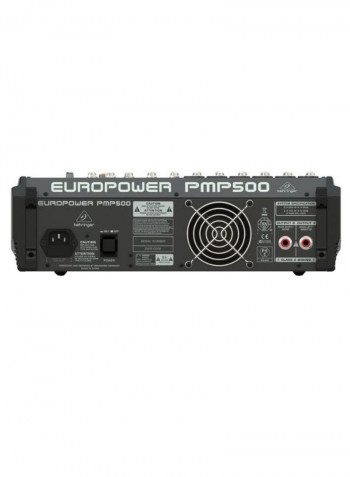 12-Channel Multi-FX Processor Powered Mixer PMP500 Black