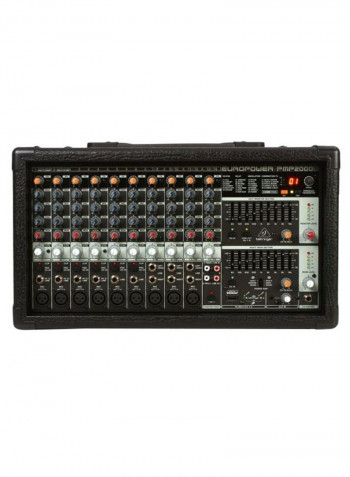 14-Channel Multi-FX Processor Powered Mixer PMP2000D Black