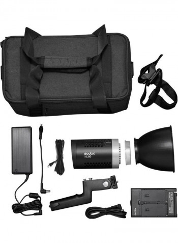 ML60 Portable Studio LED Light for Photography Black