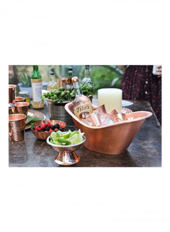 Copper Ice Bucket Copper 16x8.5inch