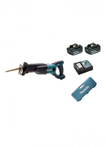 Cordless Recipro Saw Blue/Black 19.6x3.6x9.2inch