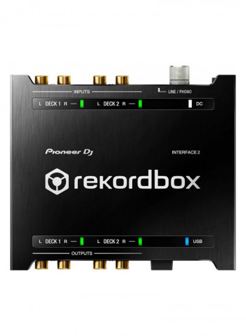 Rekordbox DVS Interface With Vinyl interface2 Black