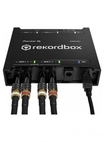 Rekordbox DVS Interface With Vinyl interface2 Black