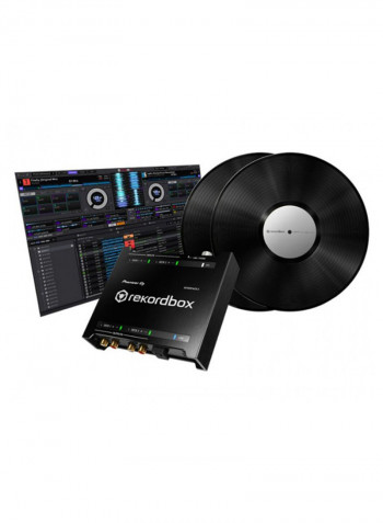 Rekordbox DVS Interface With Vinyl interface2 Black