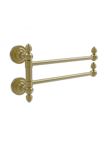 Dottingham Collection 2 Swing Arm Towel Rail Gold