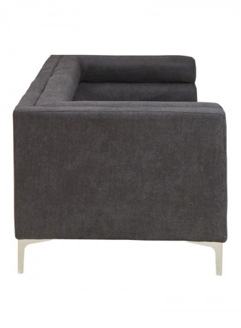 Grandview 2-Seater Sofa Grey 152x85x71centimeter