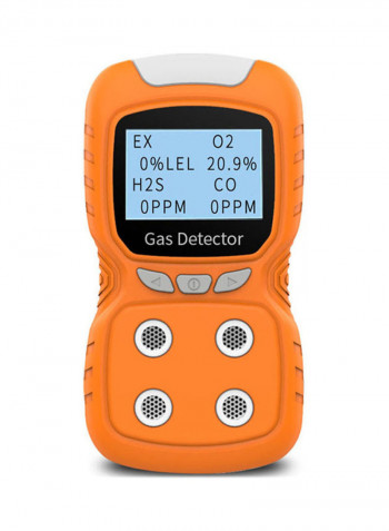 4-Gas Monitor Meter Tester Analyzer Orange/Grey