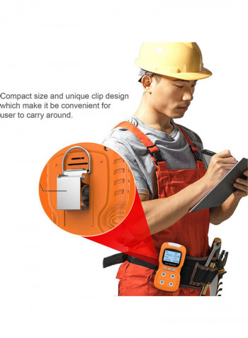 4-Gas Monitor Meter Tester Analyzer Orange/Grey