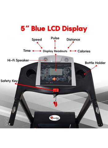 2.0 HP Motorized Treadmill For Home Gym 115kg