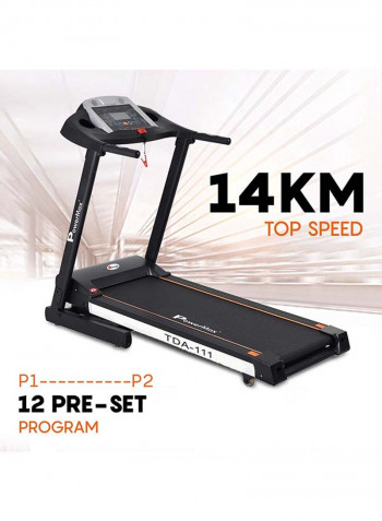 2.0 HP Motorized Treadmill For Home Gym 115kg