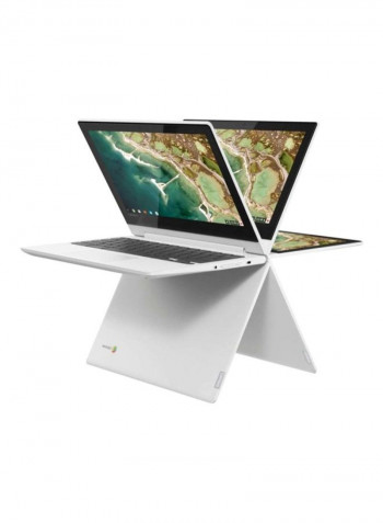 Chromebook C330 Convertible 2-In-1 Laptop With 11.6 Inch Display, MT8173C Processor/4GB RAM/32GB eMMC Blizzard White