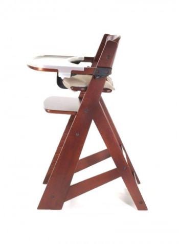 Height Right High Chair With Tray
