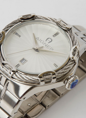 Men's ParmaWatch With Dial And Stainless Steel Bracelet