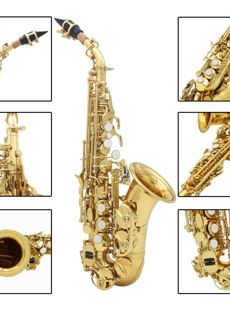 Carve Pattern Bb Bend Althorn Soprano Saxophone