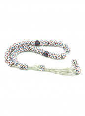 Knitted Silver Prayer Beads
