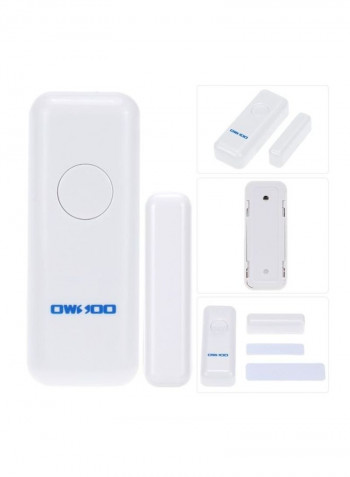 9-Piece Wireless Door Sensor White