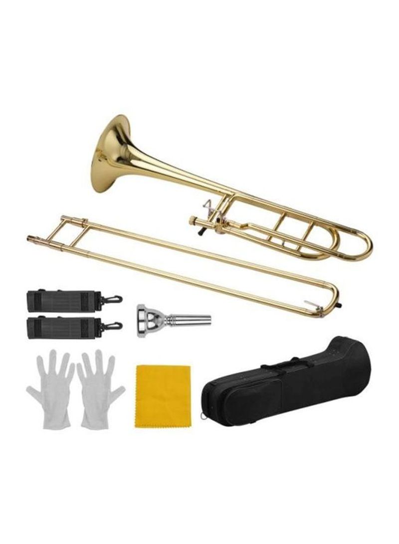 Bb Flat Tenor Slide Trombone With Accessories