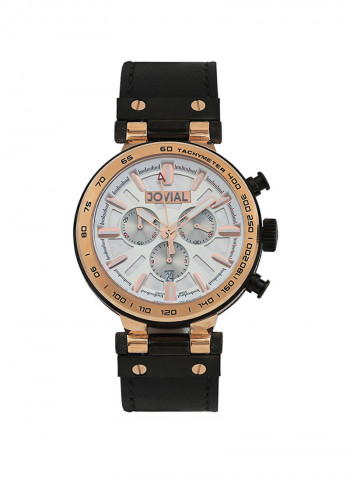 Men's Casual Leather Quartz Analog Wrist Watch 9100 GRLC 11
