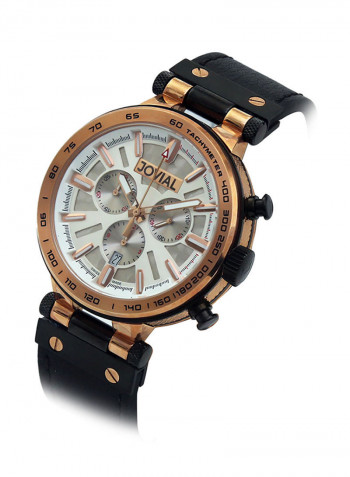Men's Casual Leather Quartz Analog Wrist Watch 9100 GRLC 11