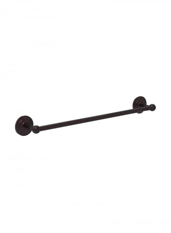 Que Collection Brass Towel Bar Black 24inch
