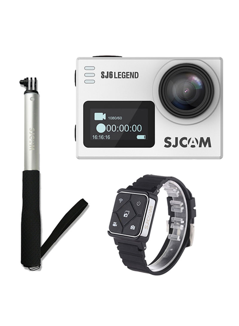 SJ6 Legend 4K HD Wi-Fi 16MP Sports And Action Camera With Selfie Stick And Watch