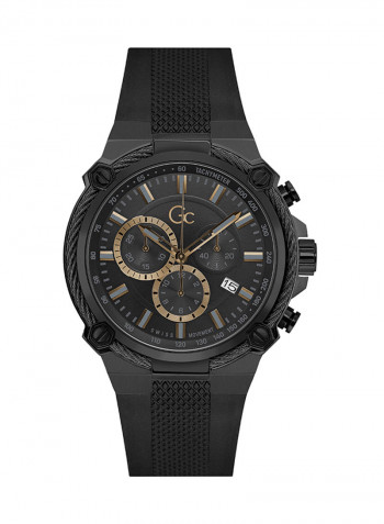 Men's Water Resistant Chronograph Wrist Watch Y24008G2MF