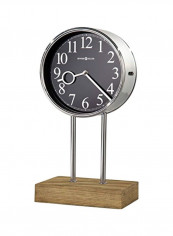 Baxford Mantel Clock Silver/Black/Brown 7.25inch