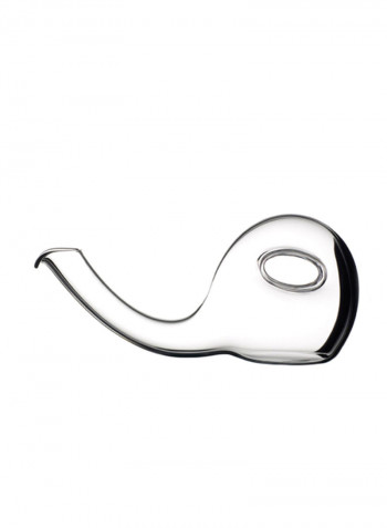 Escargot Decanter Clear/Black 150millimeter