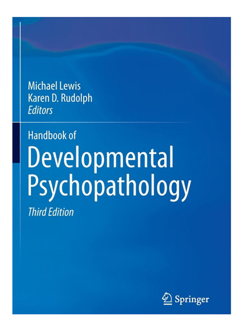 Handbook Of Developmental Psychopathology Paperback 3