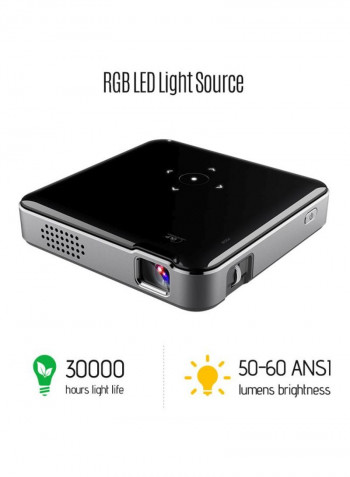Mini Office Projector Black