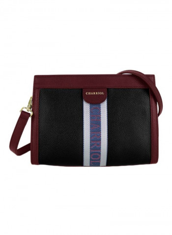 Deauville Crossbody Bag Bordeaux/Black/Blue