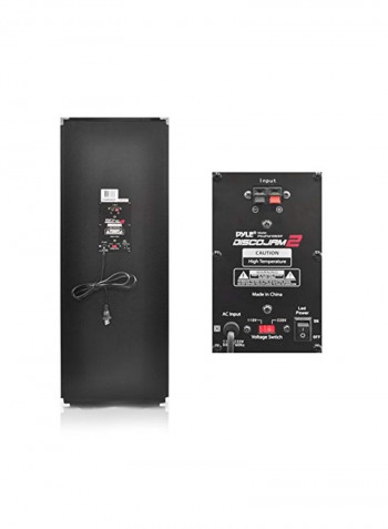 High Powered Disco Portable Sound Speakers B014EYWGRC Black