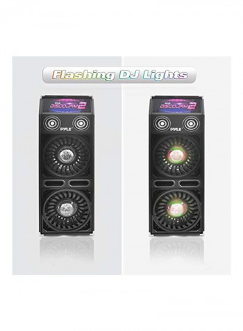 High Powered Disco Portable Sound Speakers B014EYWGRC Black