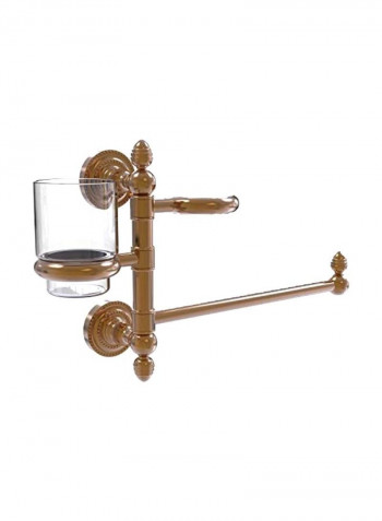 Dottingham Collection Hair Dryer Holder Gold