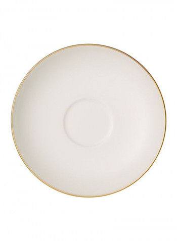 12-Piece Anmut Gold Espresso Cup With Saucer Set White/Gold