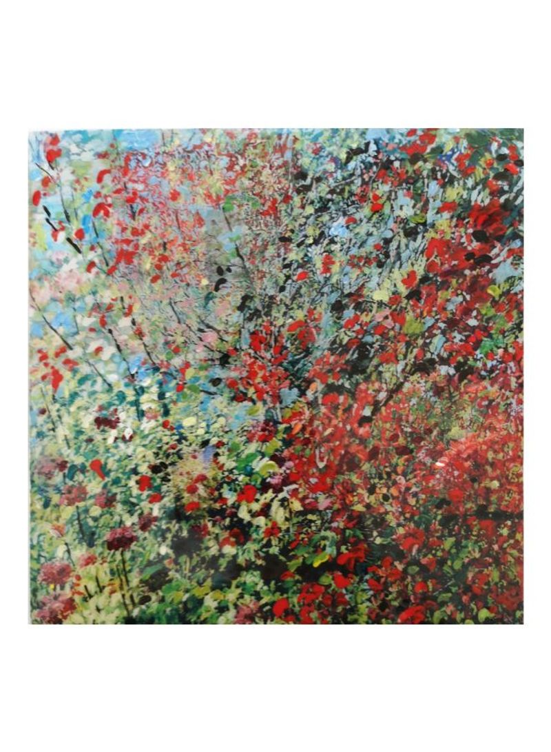 Karine Roche Blossom I Painting Multicolour 19x19centimeter