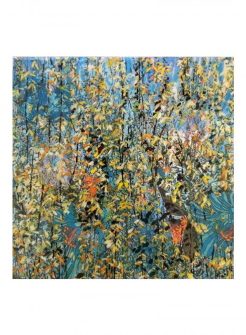 Karine Roche Blossom II Painting Multicolour 19x19centimeter