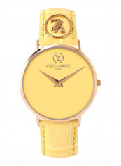 Women's Leather Analog Watch Y6501R-54