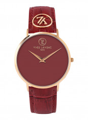 Women's Leather Analog Watch Y6501-83