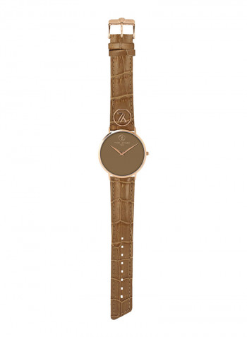 Women's Leather Analog Watch Y6501-92