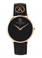 Women's Leather Analog Watch Y6501R-21