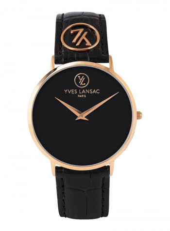 Women's Leather Analog Watch Y6501R-21