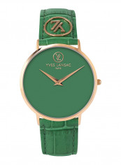 Women's Leather Analog Watch Y6501R-41