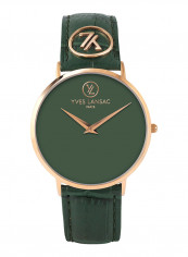 Women's Leather Analog Watch Y6501R-43