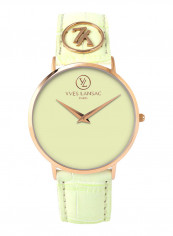 Women's Leather Analog Watch Y6501R-44