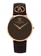Women's Leather Analog Watch Y6501R-71