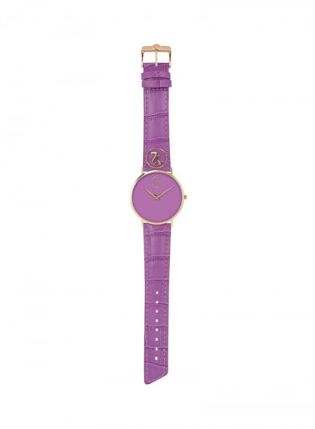 Women's Water Resistant Analog Watch With Clutch Set Y6501R-02