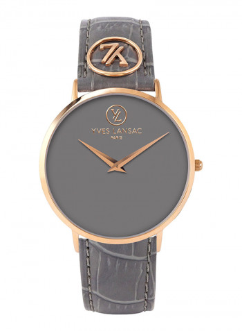 Women's Leather Analog Watch Y6501-75